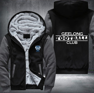 Geelong Football Fleece Hoodies Jacket