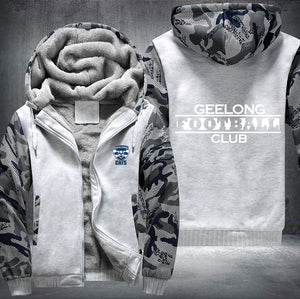 Geelong Football Fleece Hoodies Jacket