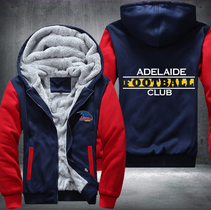 Adelaide Football Fleece Hoodies Jacket