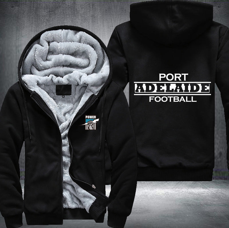 Port Adelaide Football Fleece Hoodies Jacket