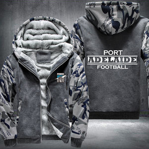 Port Adelaide Football Fleece Hoodies Jacket