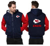Kansas City Chiefs Printing Fleece Red Hoodies Jacket