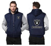 Las Vegas Raiders Printing Fleece Blue Hoodies Jacket