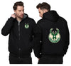 Milwaukee Bucks Printing Fleece Black Hoodies Jacket