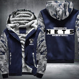 Brooklyn Nets Basketball Printing Fleece Hoodies Jacket