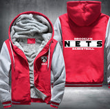 Brooklyn Nets Basketball Printing Fleece Hoodies Jacket