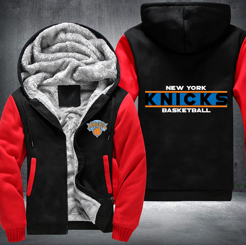 New York Knicks Basketball Printing Fleece Hoodies Jacket