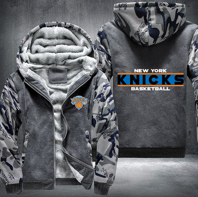 New York Knicks Basketball Printing Fleece Hoodies Jacket