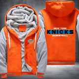 New York Knicks Basketball Printing Fleece Hoodies Jacket