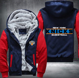 New York Knicks Basketball Printing Fleece Hoodies Jacket