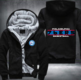 Philadelphia 76ers Basketball Printing Fleece Hoodies Jacket