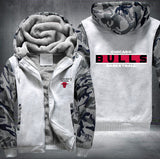 Chicago Bulls Basketball Printing Fleece Hoodies Jacket