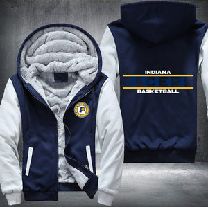 Indiana Pacers Basketball Printing Fleece Hoodies Jacket