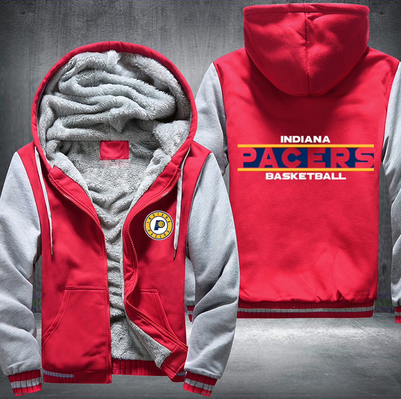 Indiana Pacers Basketball Printing Fleece Hoodies Jacket