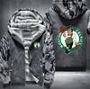Boston Celtics Printing Fleece Hoodies Jacket