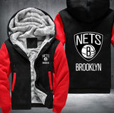 Brooklyn Nets Printing Fleece Hoodies Jacket