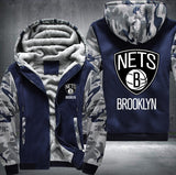 Brooklyn Nets Printing Fleece Hoodies Jacket