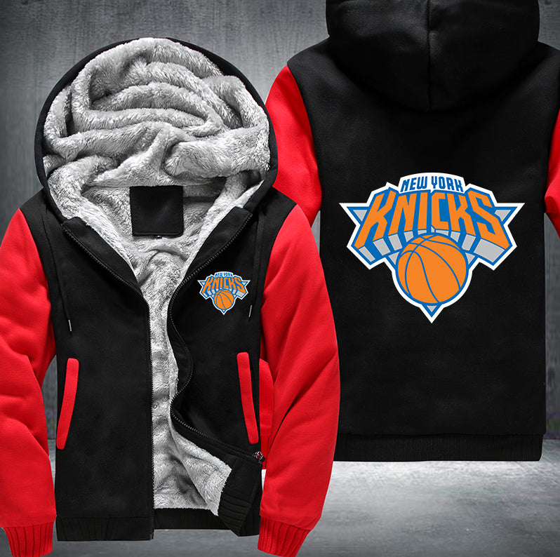 New York Knicks Printing Fleece Hoodies Jacket