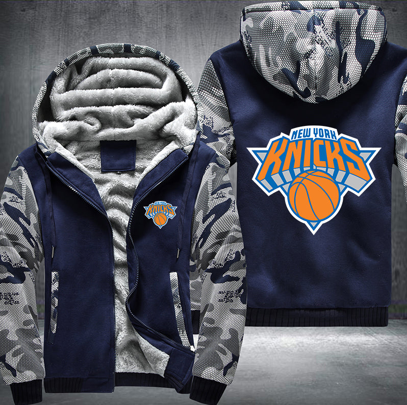 New York Knicks Printing Fleece Hoodies Jacket