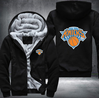 New York Knicks Printing Fleece Hoodies Jacket