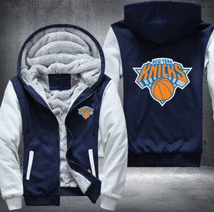 New York Knicks Printing Fleece Hoodies Jacket