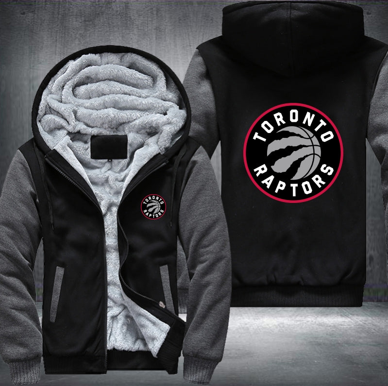 Toronto Raptors Printing Fleece Hoodies Jacket