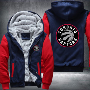 Toronto Raptors Printing Fleece Hoodies Jacket