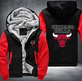 Chicago Bulls Printing Fleece Hoodies Jacket