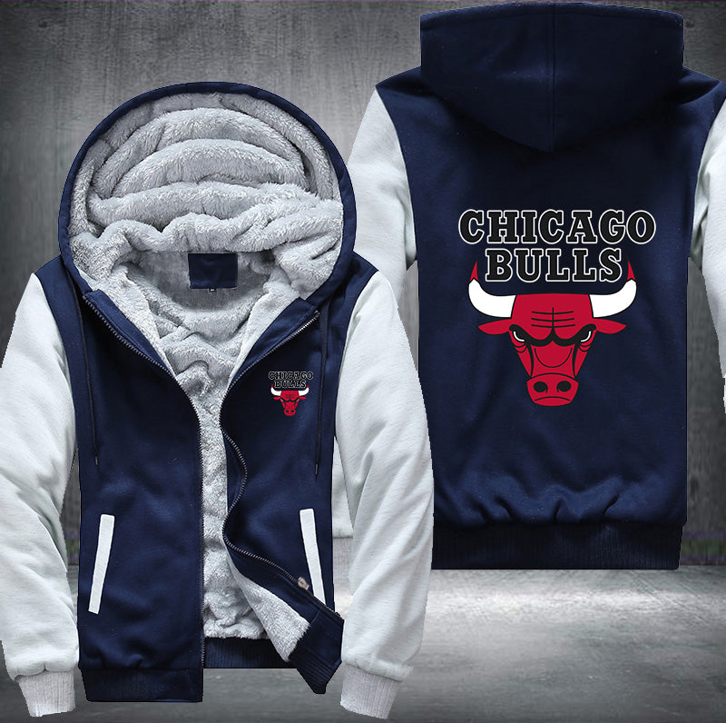 Chicago Bulls Printing Fleece Hoodies Jacket