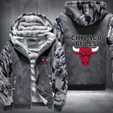 Chicago Bulls Printing Fleece Hoodies Jacket