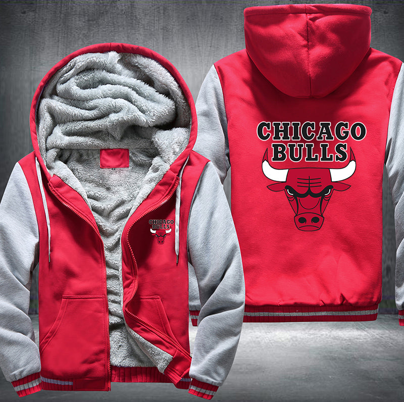 Chicago Bulls Printing Fleece Hoodies Jacket