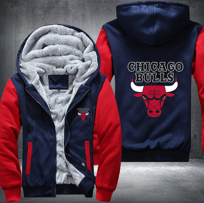 Chicago Bulls Printing Fleece Hoodies Jacket