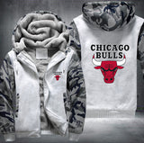 Chicago Bulls Printing Fleece Hoodies Jacket