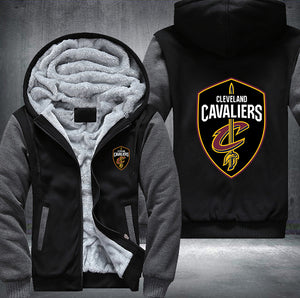 Cleveland Cavaliers Printing Fleece Hoodies Jacket