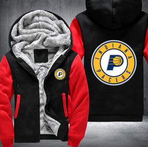 Indiana Pacers Printing Fleece Hoodies Jacket