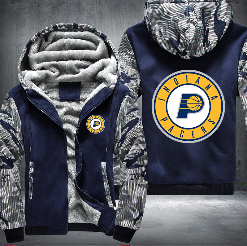 Indiana Pacers Printing Fleece Hoodies Jacket