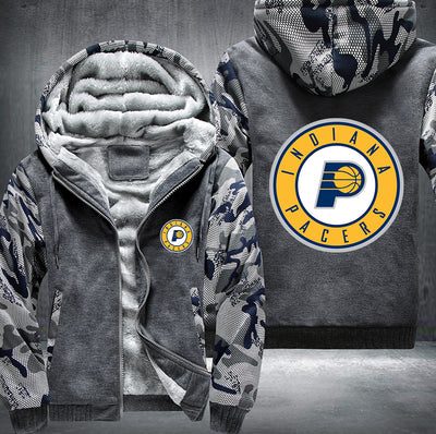 Indiana Pacers Printing Fleece Hoodies Jacket