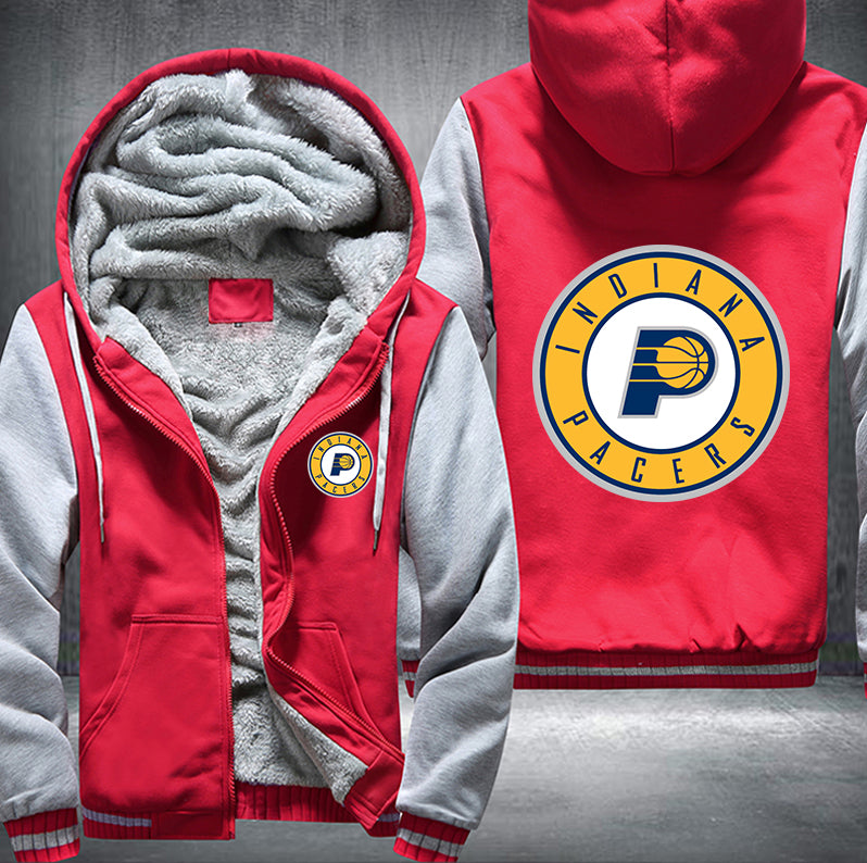 Indiana Pacers Printing Fleece Hoodies Jacket