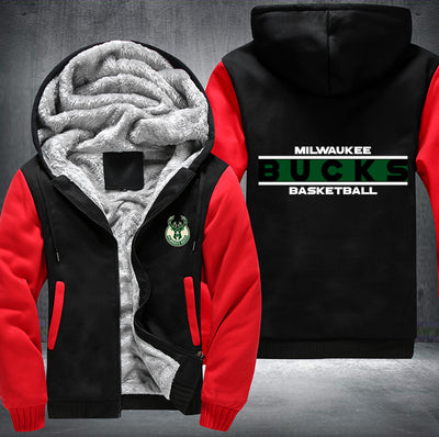 Milwaukee Bucks Basketball Printing Fleece Hoodies Jacket