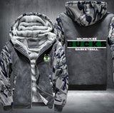 Milwaukee Bucks Basketball Printing Fleece Hoodies Jacket