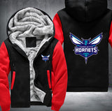 Charlotte Hornets Printing Fleece Hoodies Jacket