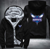 Charlotte Hornets Printing Fleece Hoodies Jacket