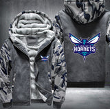 Charlotte Hornets Printing Fleece Hoodies Jacket