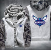 Charlotte Hornets Printing Fleece Hoodies Jacket