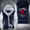 Miami Heat Printing Fleece Hoodies Jacket