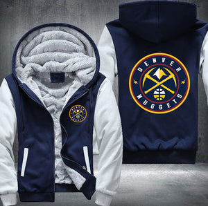 Denver Nuggets Printing Fleece Hoodies Jacket