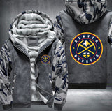 Denver Nuggets Printing Fleece Hoodies Jacket