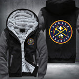 Denver Nuggets Printing Fleece Hoodies Jacket