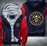 Denver Nuggets Printing Fleece Hoodies Jacket