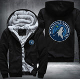 Minnesota Timberwolves Printing Fleece Hoodies Jacket